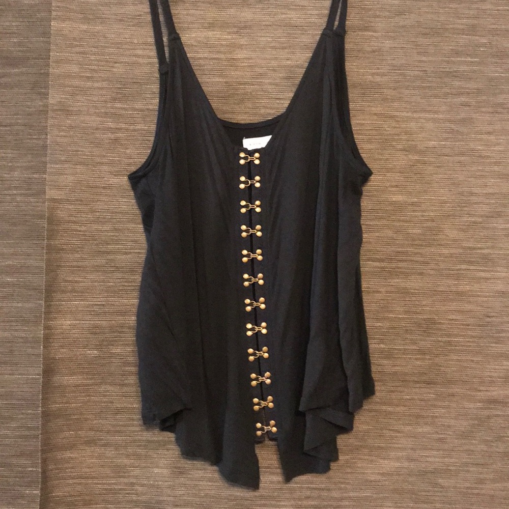 Very cute black tank/crop top